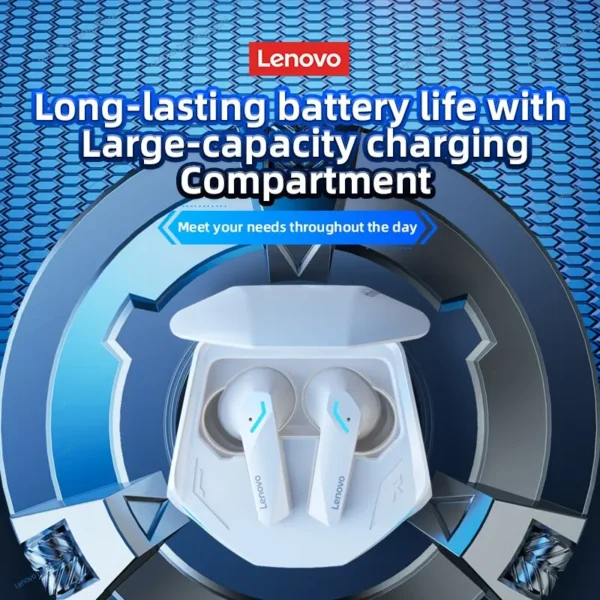 Lenovo GM2 Pro Bluetooth 5.3 Earphones - Wireless Sports Gaming Headset with Low Latency EG000004 - Image 3