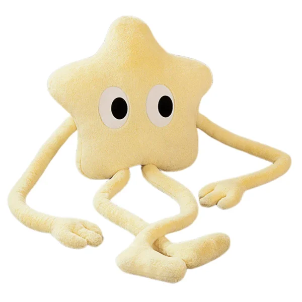 Giant Yellow and Pink Star Monster Plush Toy with Long Arms - Fun Decor & Gift  GF000004 - Image 6